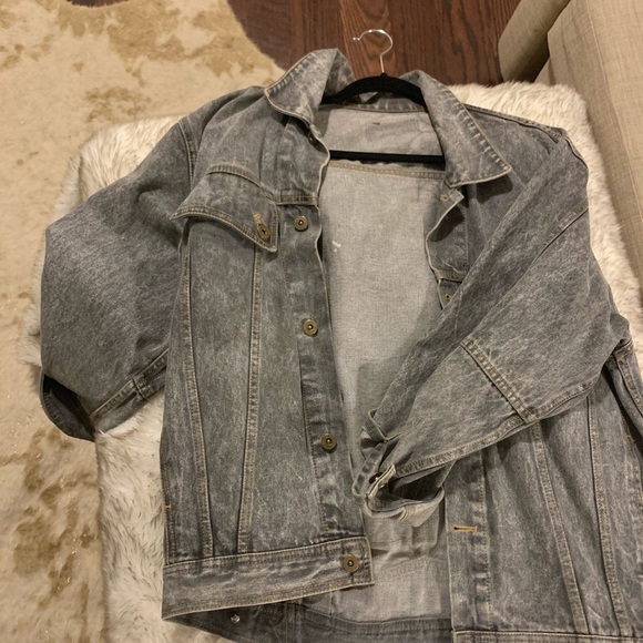 One of a kind hand stitched denim jacket - Picture 3 of 3